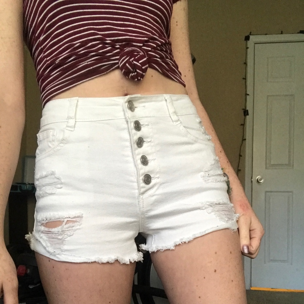 White shorts